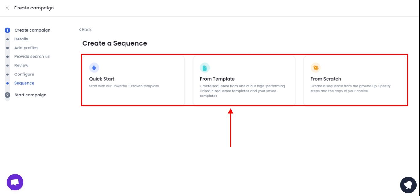 Create new sequence in Salesrobot