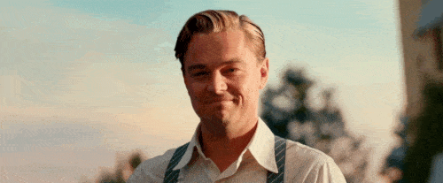 Mr. Gatsby waving bye