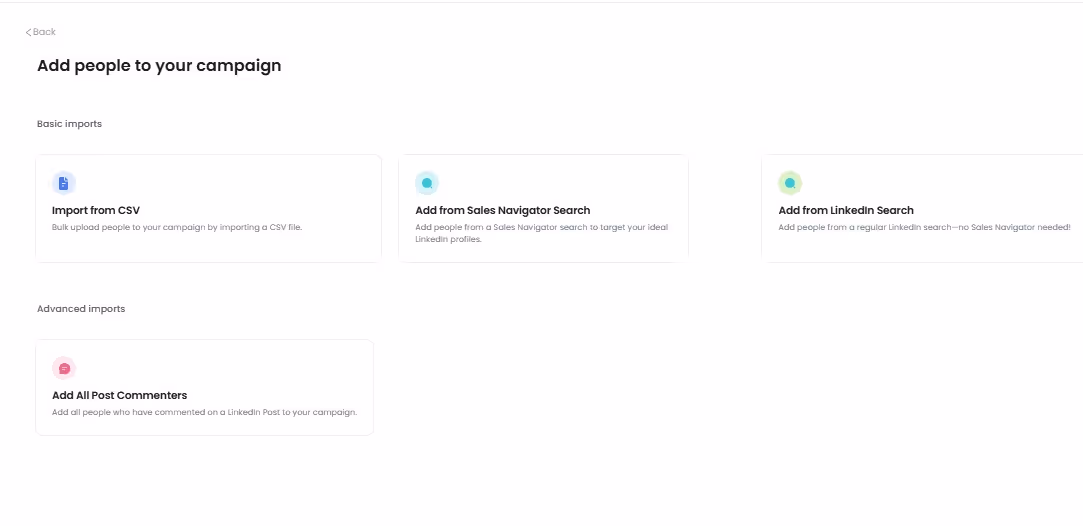 Advanced import option of salesrobot