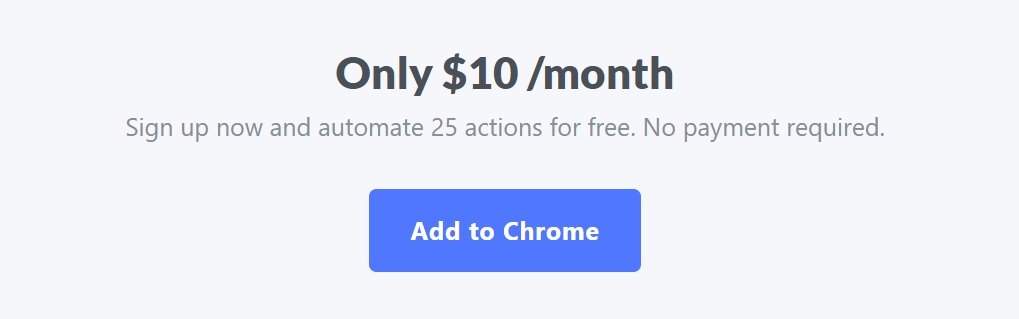 Pricing section with "Only $10/month" headline