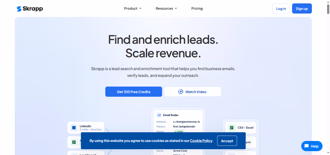 skrapp homepage