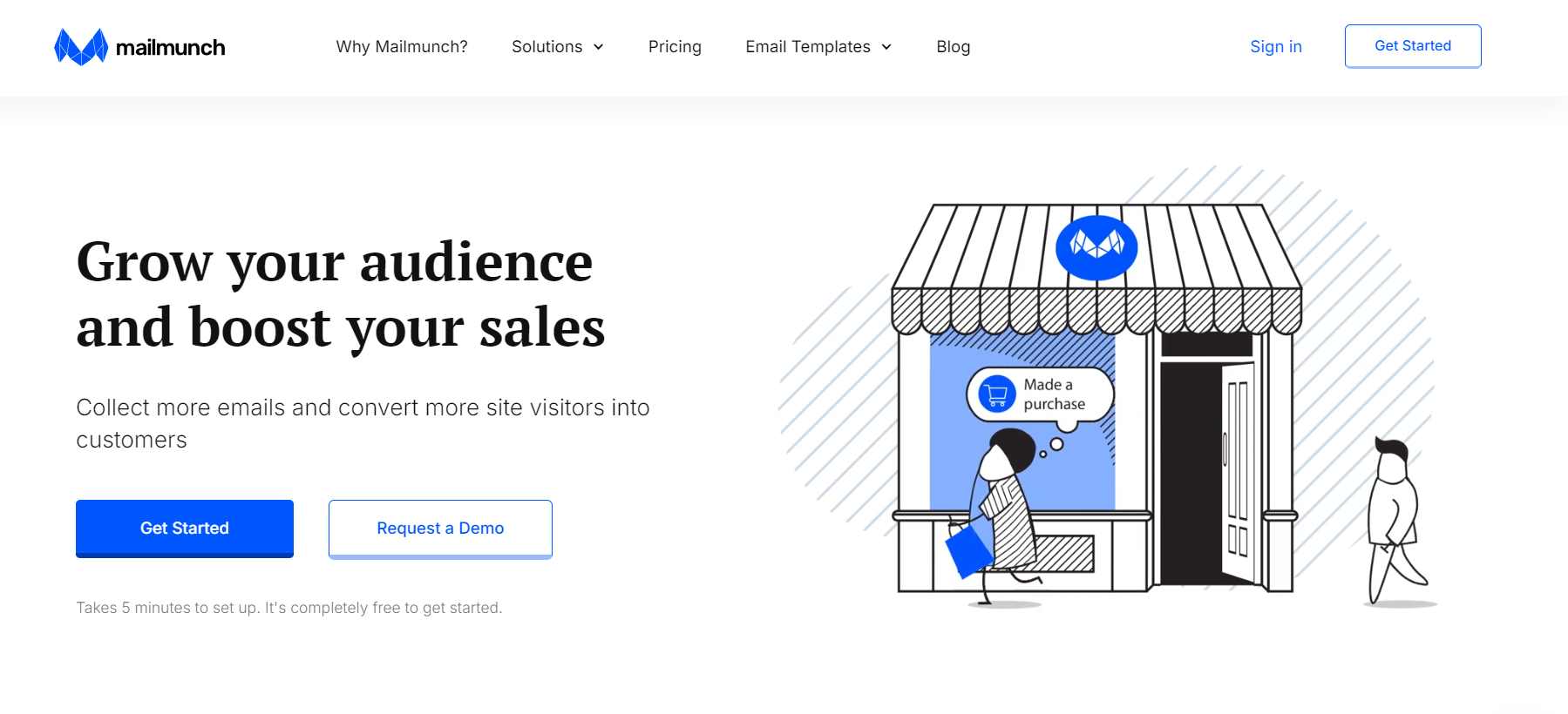 Mailmunch homepage