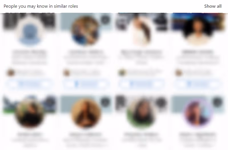 People you may know option from My network in LinkedIn
