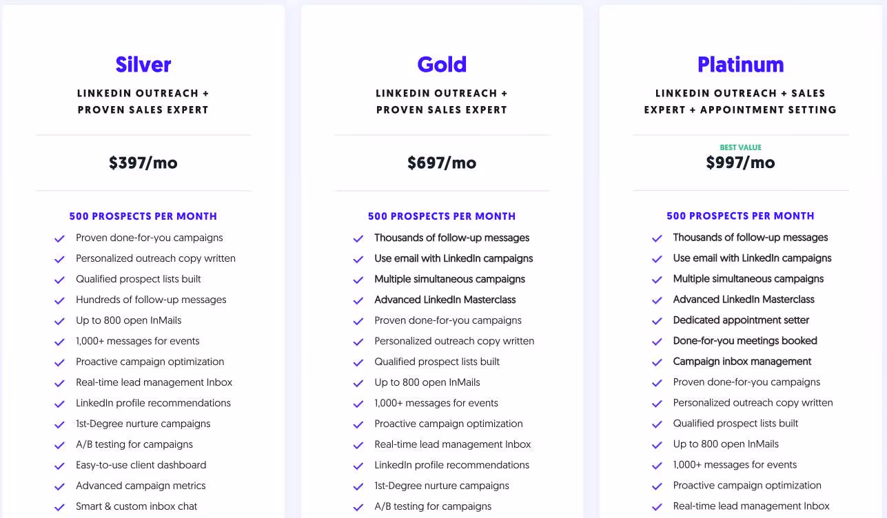 Cleverly pricing plans