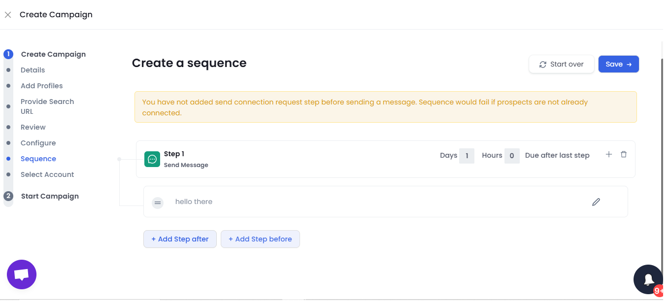 Option with SalesRobot to send follow up messages.