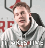 It takes time gif