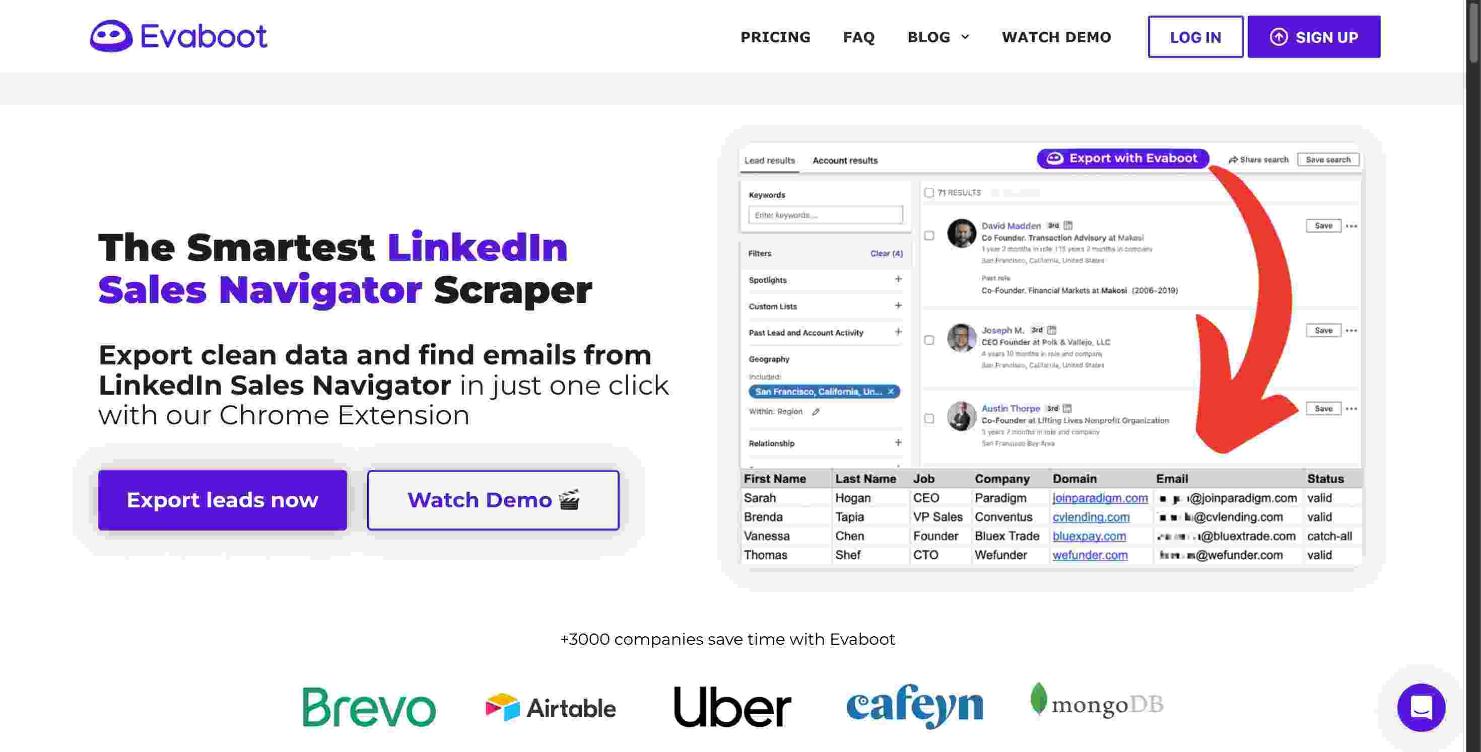 Evaboot Homepage