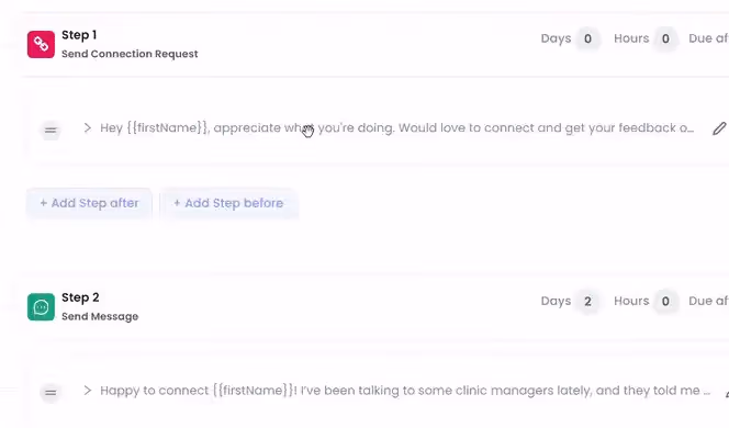 SalesRobot personalized voice note message sequence automation