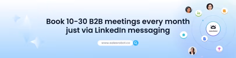 SalesRobot LinkedIn ad
