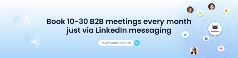 SalesRobot LinkedIn ad