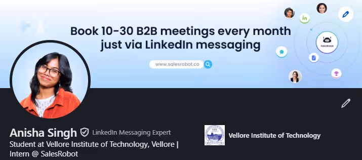 Anisha Singh LinkedIn profile