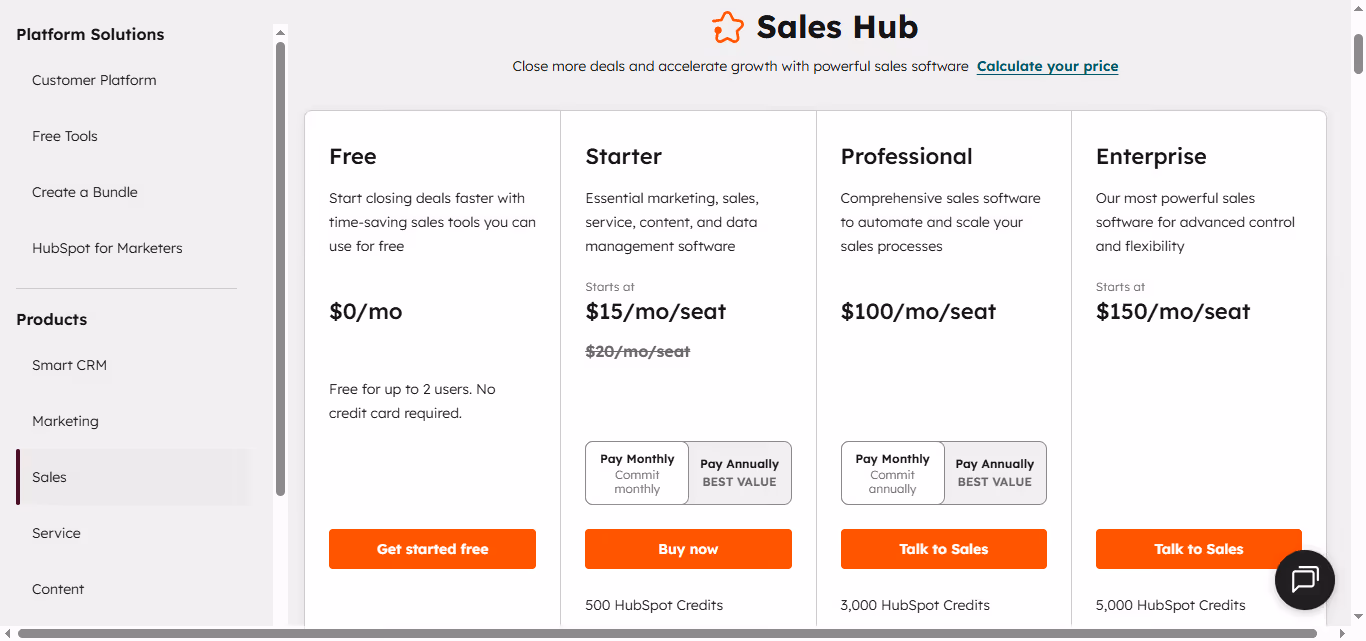 pricing
