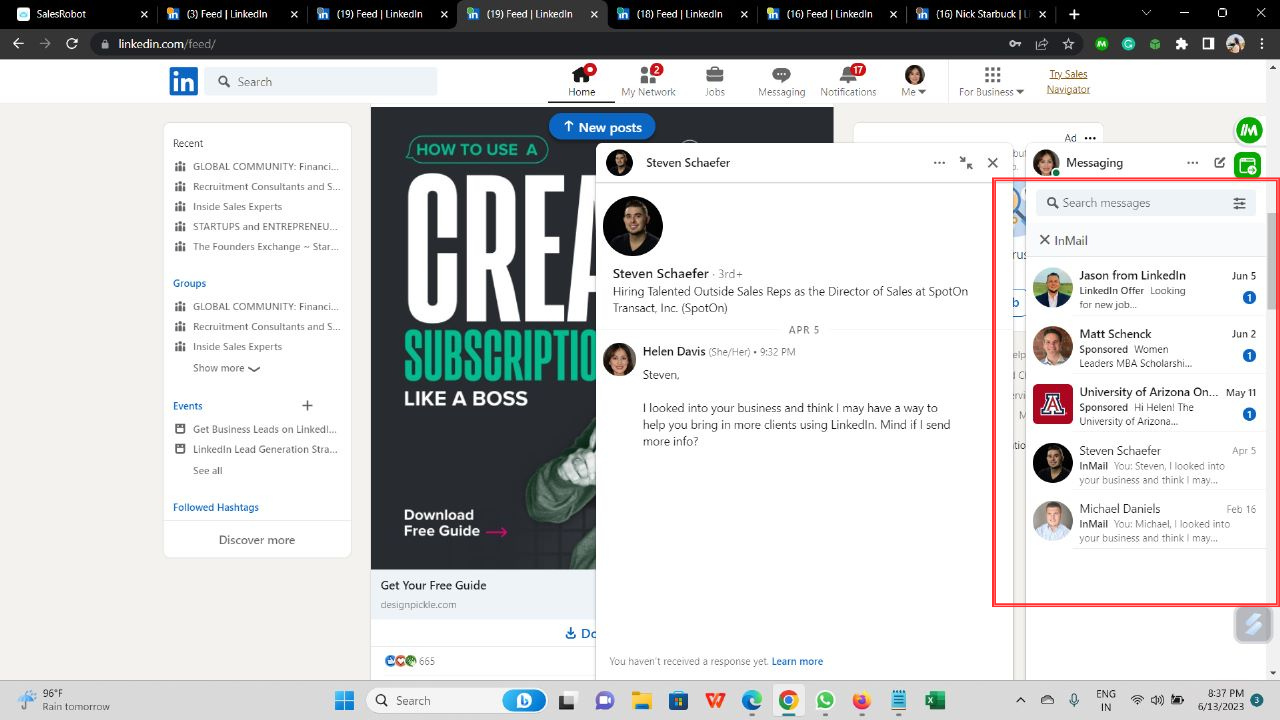 LinkedIn Inmail