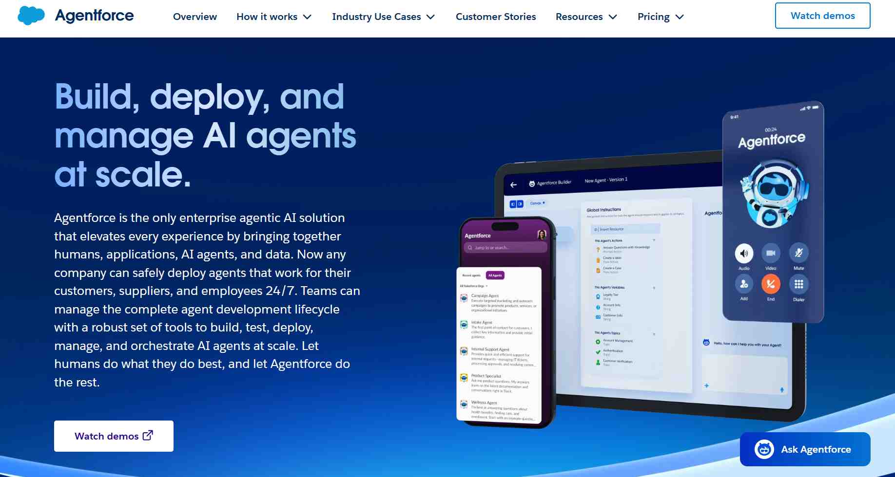 Agentforce logo and tagline