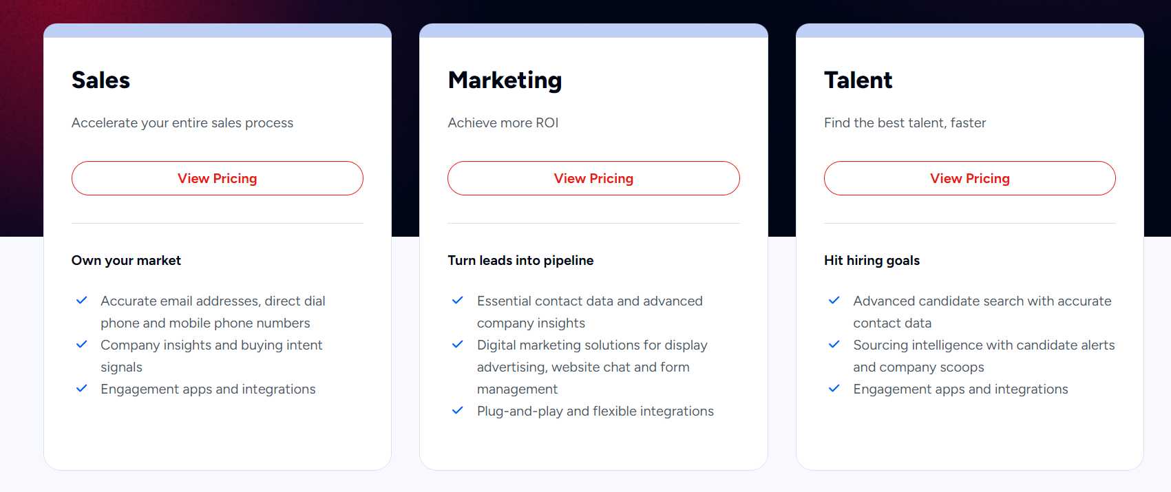 zoominfo pricing