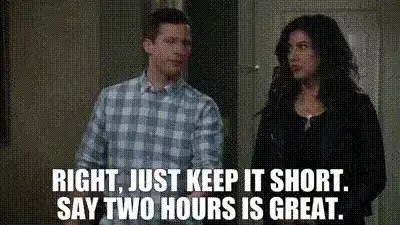 jake peralta saying keep it short