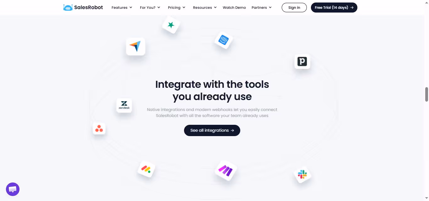 salesrobot integrations