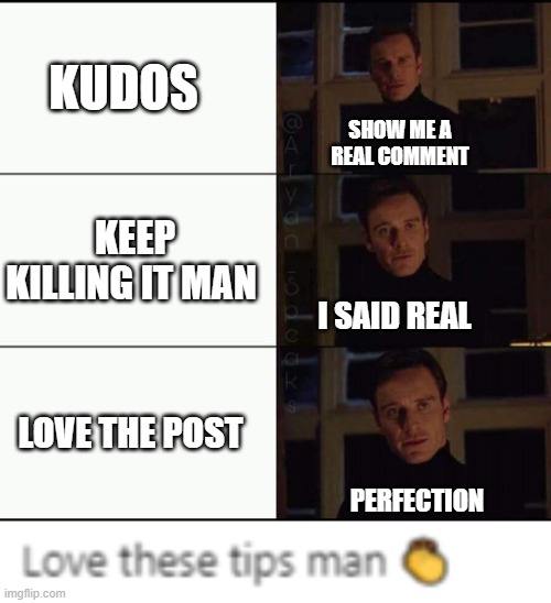 Perfect LinkedIn comment meme