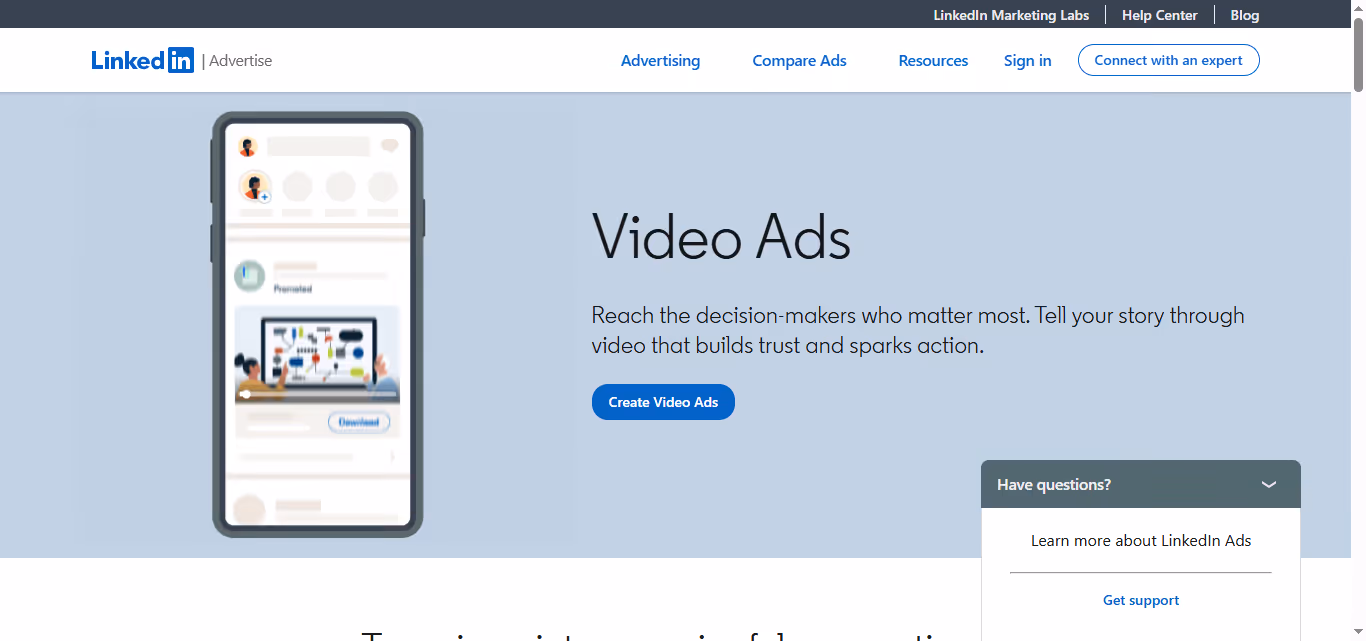 linkedin video ads
