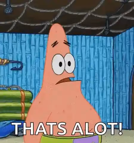 Patrick's mind is blown.