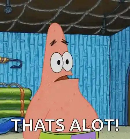 Patrick's mind is blown.