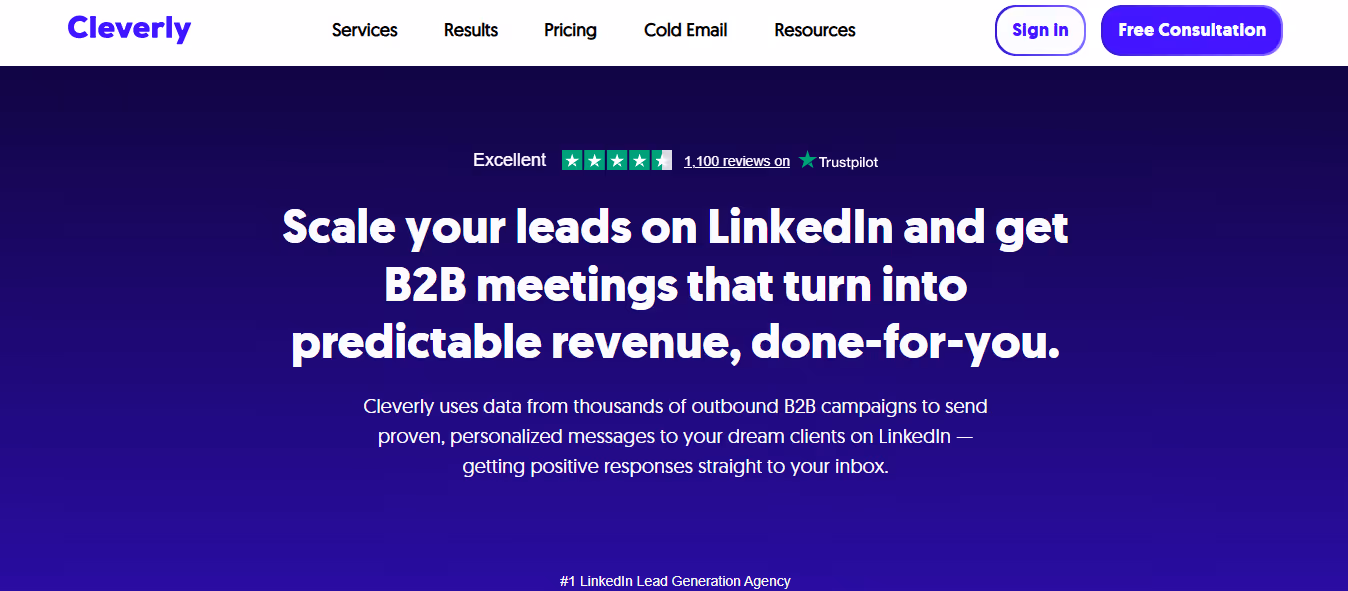 Cleverly homepage