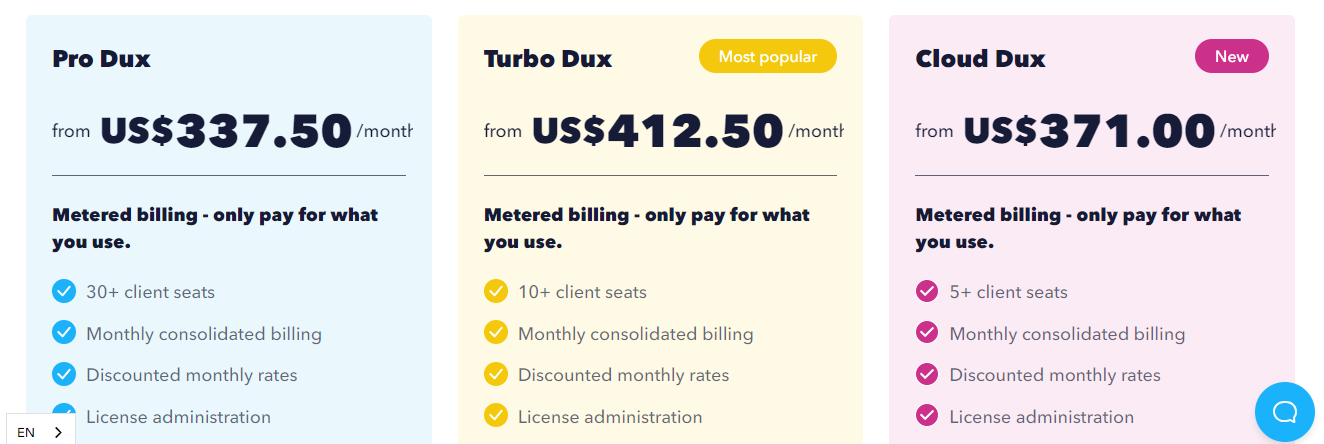 dux soup agency pricing