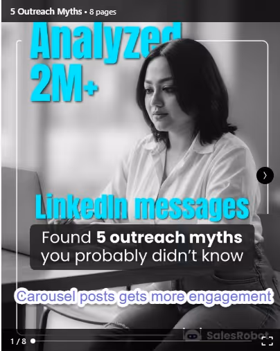 carousel posts on linkedin