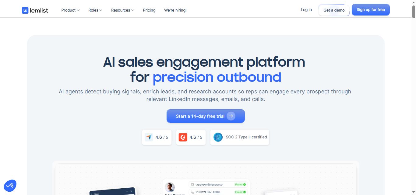 Lemlist's cold outreach tool helps you reach inboxes and get replies.