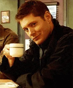 HOT GUY DRINKING COFFEEE