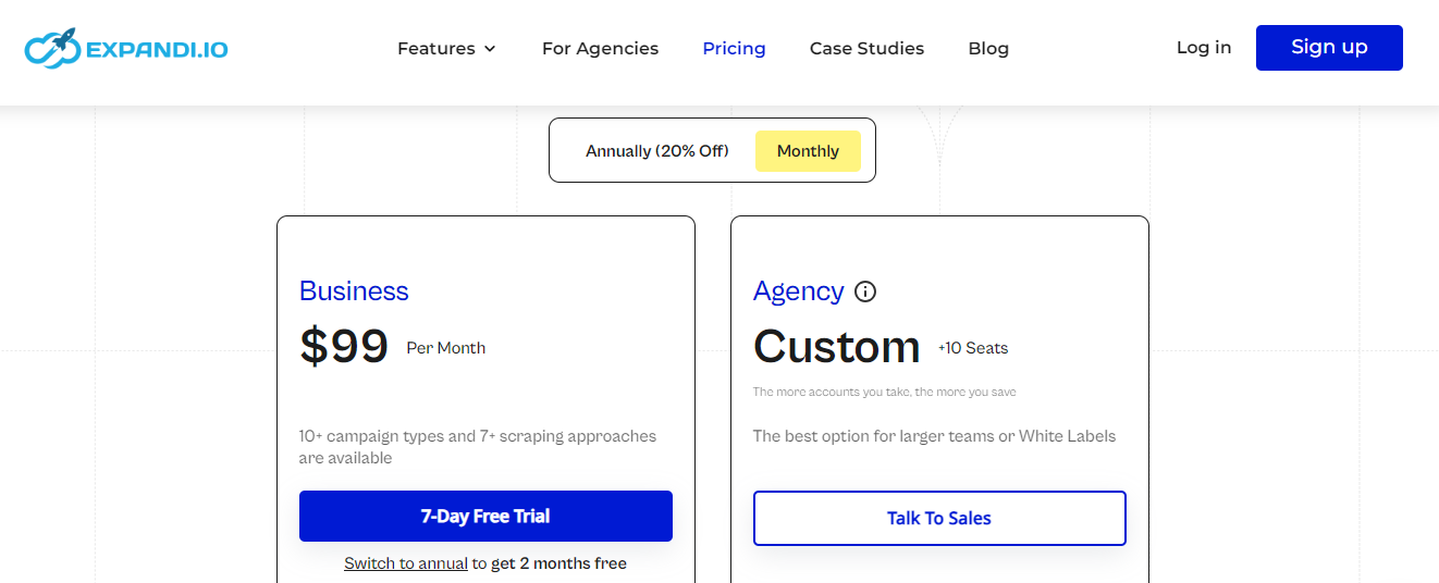 expandi pricing