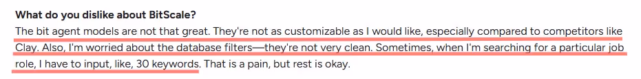 Text discussing BitScale credits and how they work.