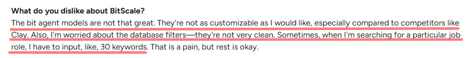 Text discussing BitScale credits and how they work.