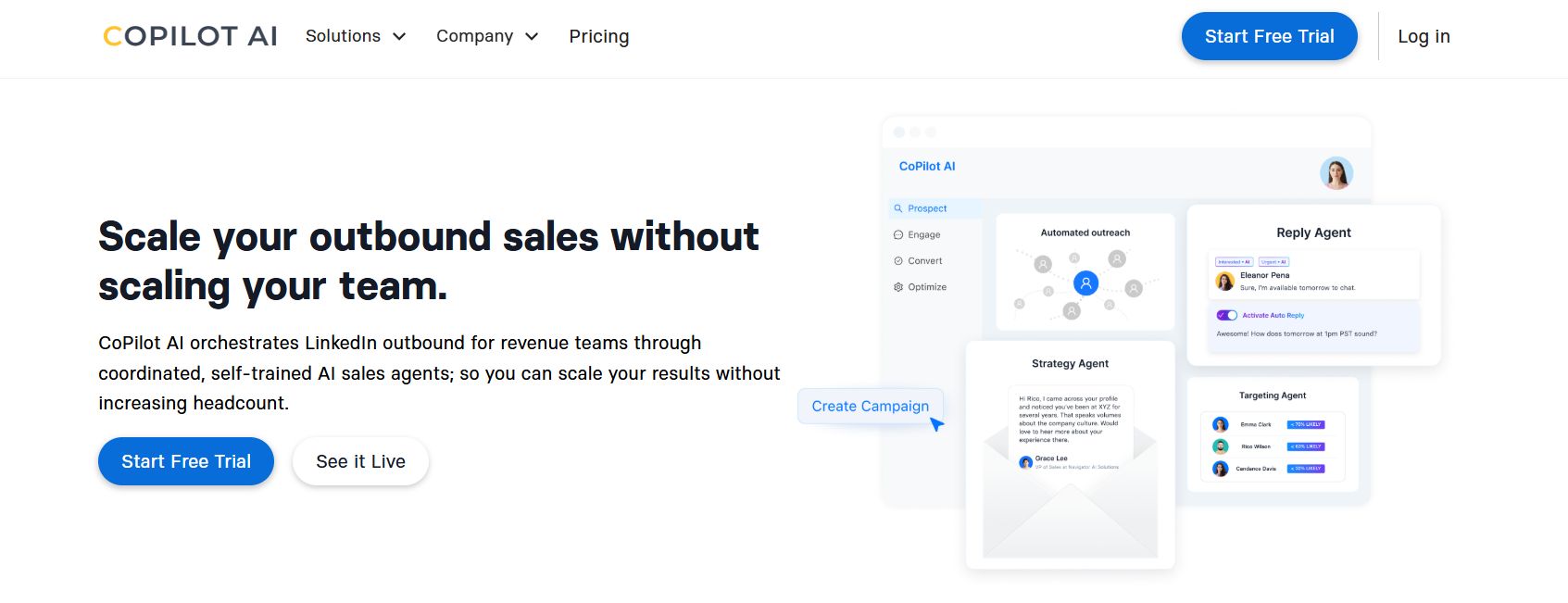 Copilot AI homepage