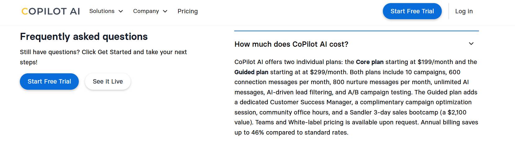 Copilot AI plans