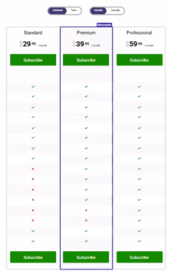 GMass pricing