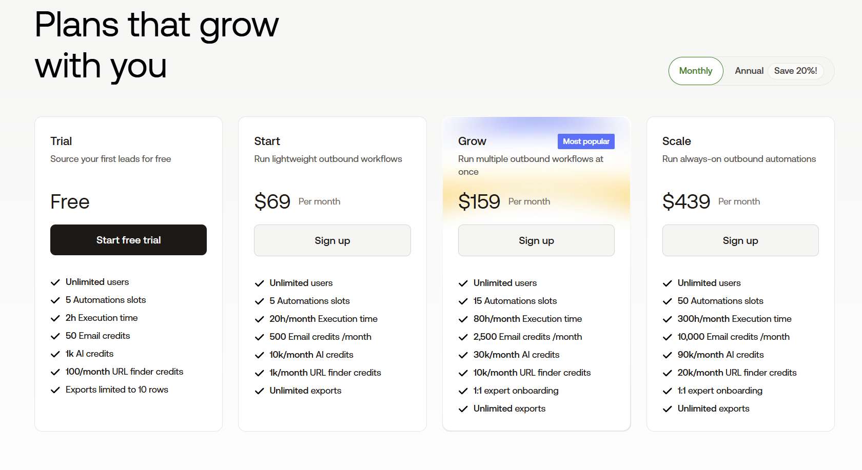 Phantombuster pricing