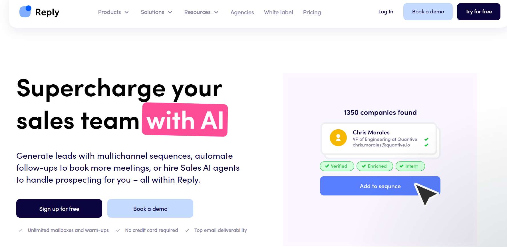Sales team supercharged with AI