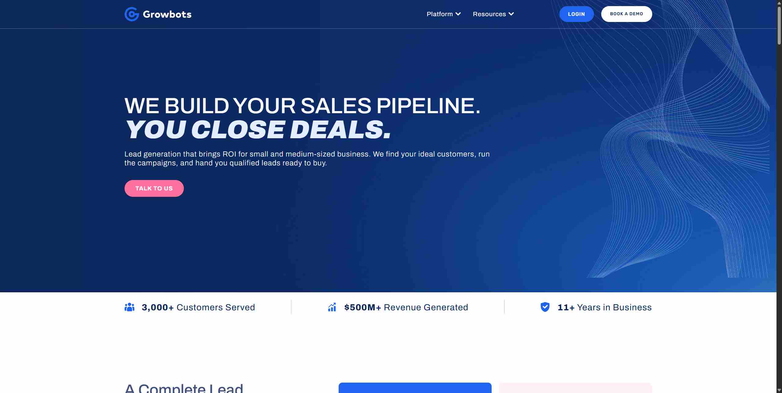 Growbots homepage
