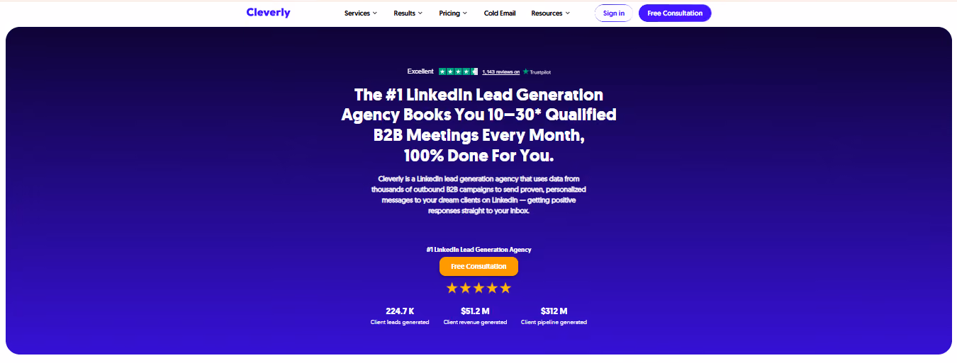Cleverly homepage