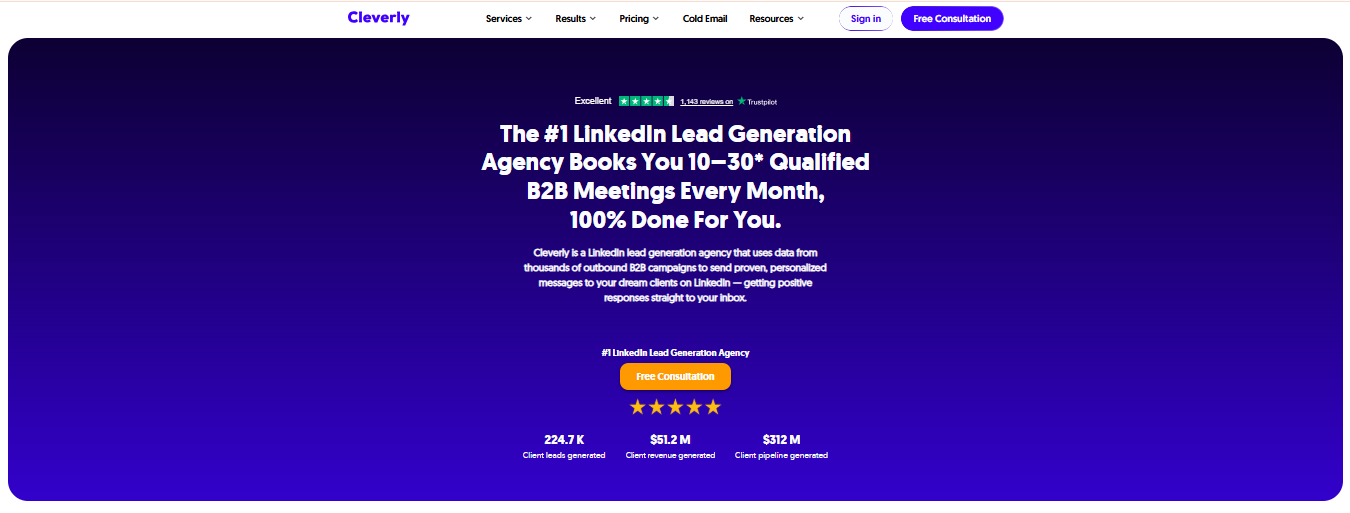 Cleverly homepage