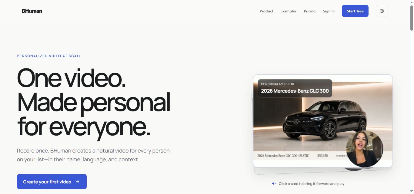 bhuman homepage