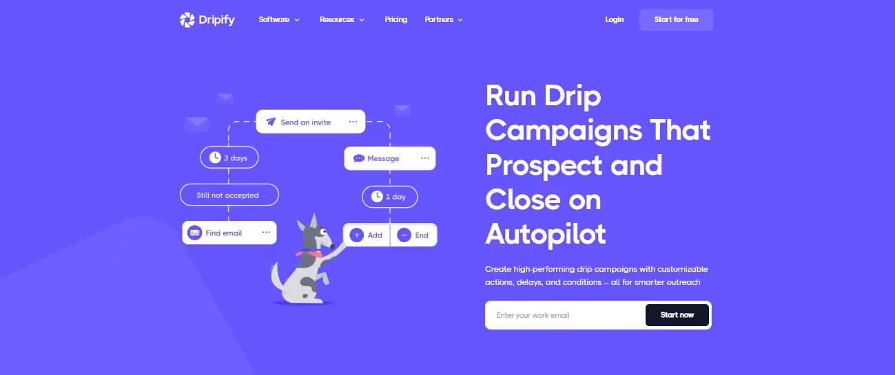 multi step drip campaigns in Dripify