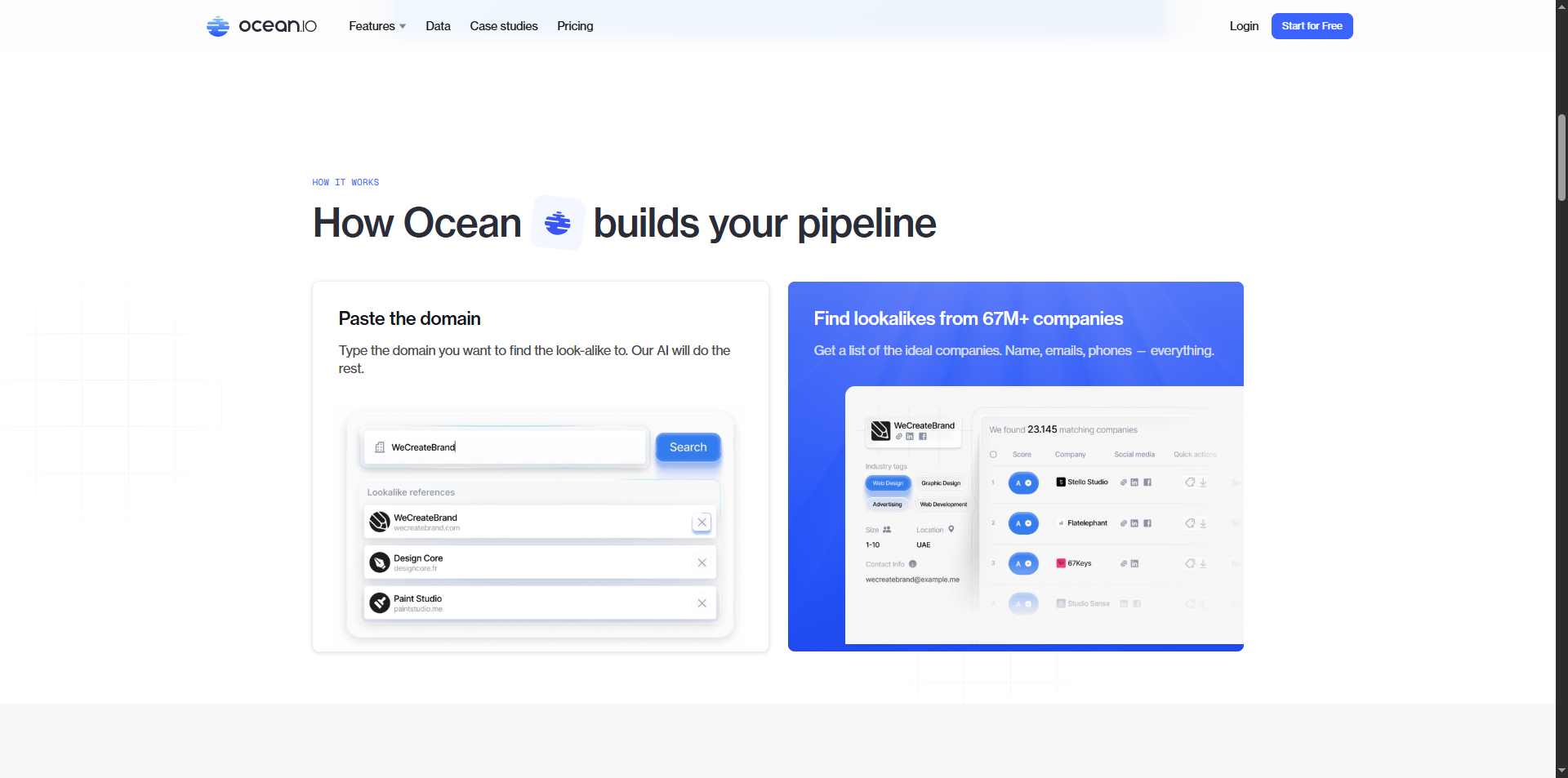 oceanio lookalike search