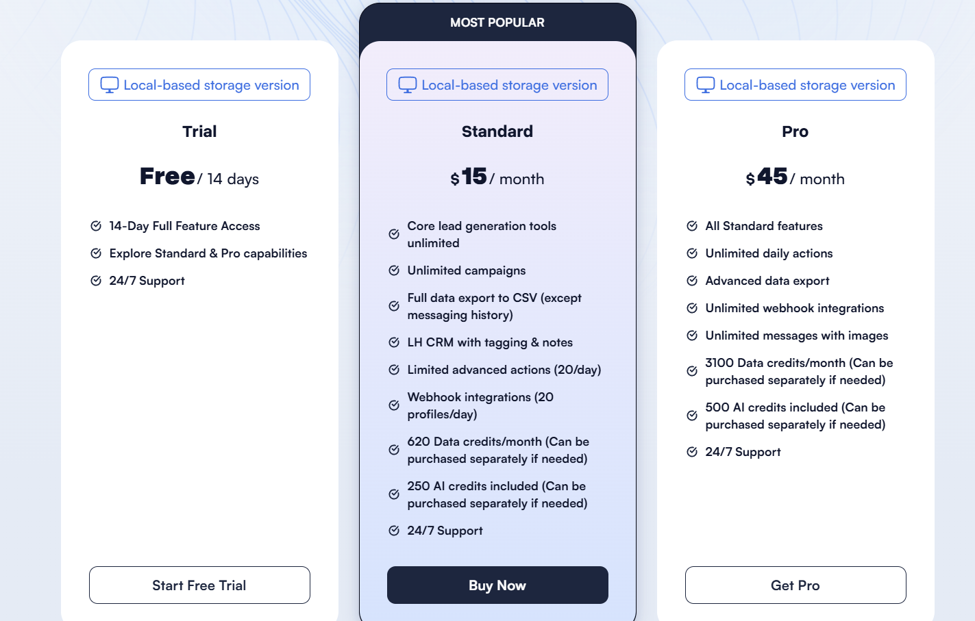 LinkedHelper Pricing