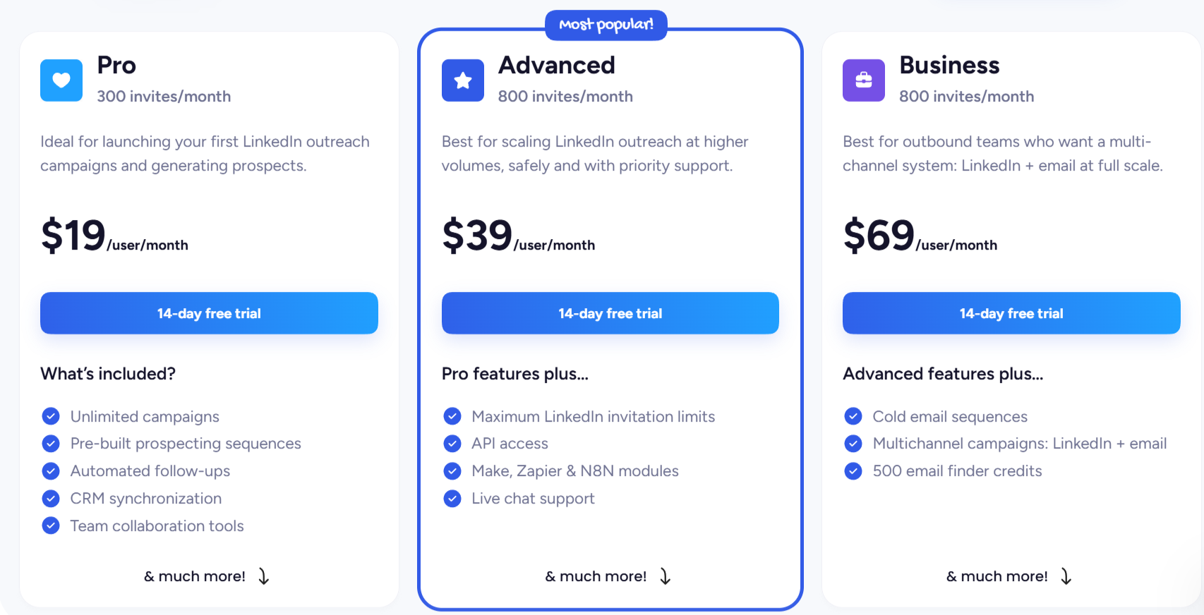 Waalaxy pricing