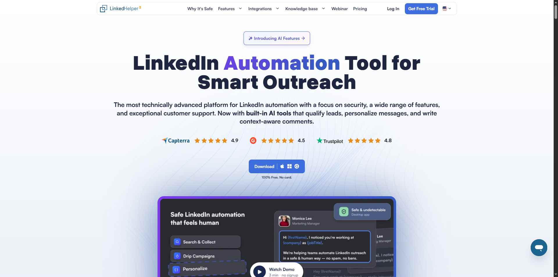 linked helper homepage