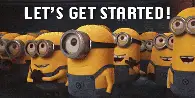 Let's get started GIF