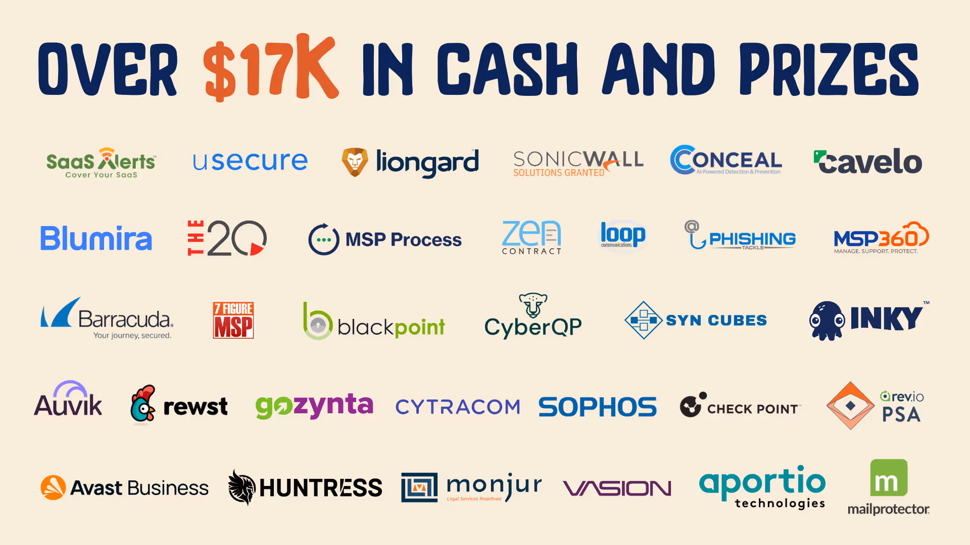 Channel Daze 2024 cash and prizes for MSPs