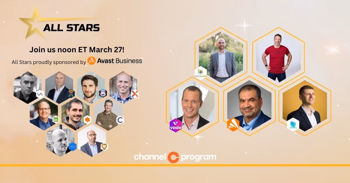 Line up of speakers at the All Stars event.